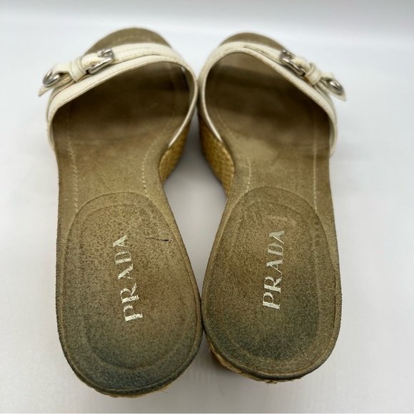 PRADA Vintage Slides Platform Sandal - Picture 7 of 9